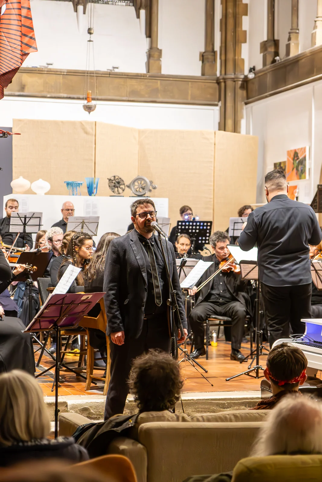 Richard F. Jackson performing with Roath Chamber Orchestra, 23rd March 2025 - Photo by Keith Bolton @old_aged_punk