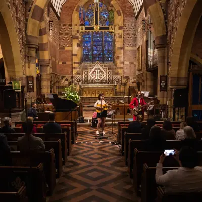 Songwriter's circle at St Augustine's Church, Penarth. Photos by Aaron Jones @aaronrjoness
