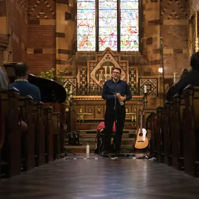 Songwriter's circle at St Augustine's Church, Penarth. Photos by Aaron Jones @aaronrjoness